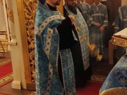 Канун праздника Введения во храм Пресвятой Богородицы